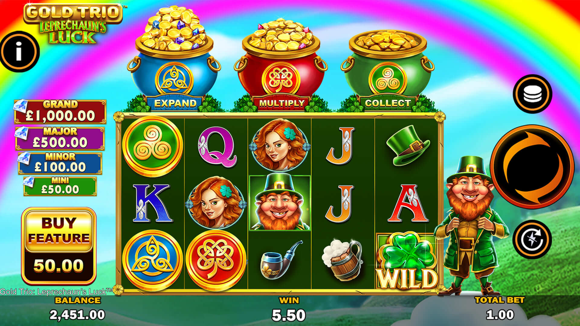 Gold Trio: Leprechaun's Luck